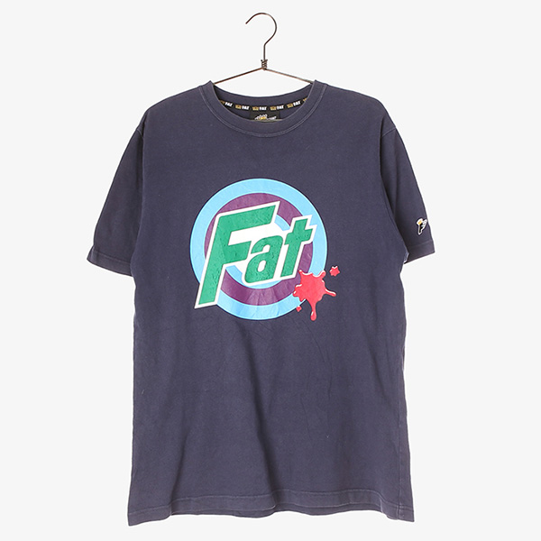 FAT 팻 코튼 프린팅 티셔츠 / UNISEX L 빈티지원