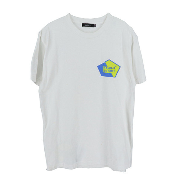 DAMN-IT 빈티지 하프 티셔츠 / UNISEX F 빈티지원