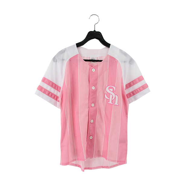 SOFTBANK 빈티지 베이스볼 셔츠  / WOMEN F 빈티지원